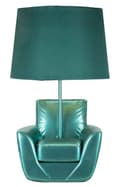 Miniatyrbild 1 av 6: FURNLUX BORDSLAMPA MIDCENTURY GRÖN 26CM