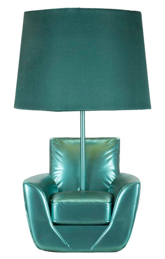 FURNLUX BORDSLAMPA MIDCENTURY GRÖN 26CM
