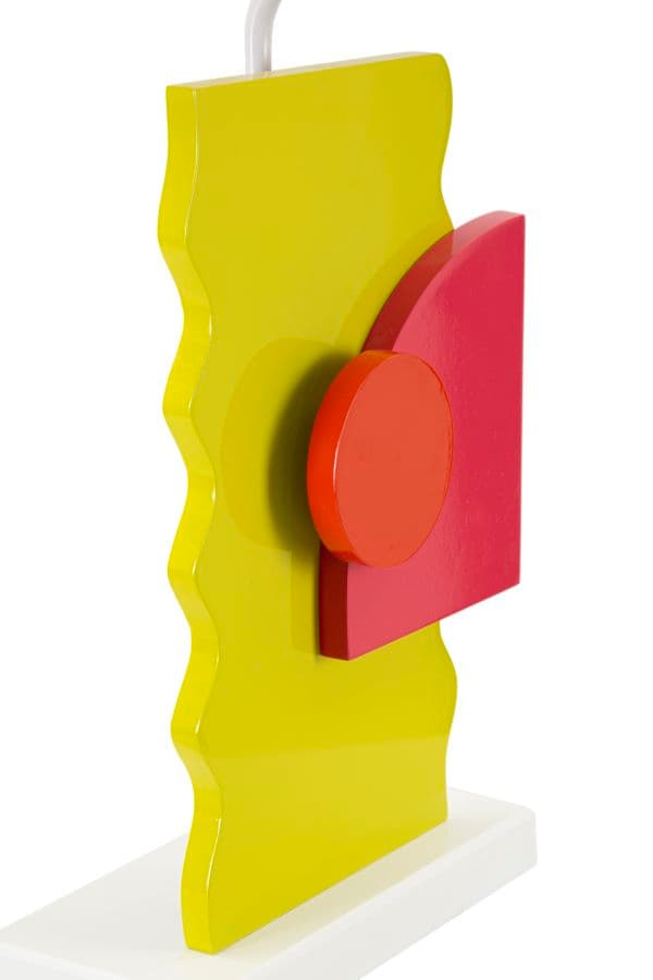 FURNLUX BORDSLAMPA FÄRGGLAD GUL 30CM