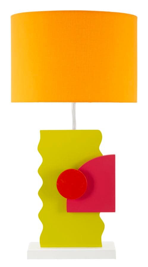 FURNLUX BORDSLAMPA FÄRGGLAD GUL 30CM