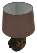 Miniatyrbild 4 av 6: FURNLUX BORDSLAMPA TRIBY BRUN 31CM
