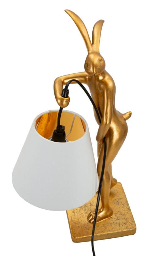 FURNLUX BORDSLAMPA KANIN GULD 26CM