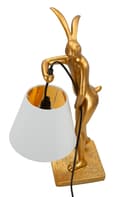 Miniatyrbild 5 av 7: FURNLUX BORDSLAMPA KANIN GULD 26CM