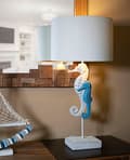 Miniatyrbild 5 av 6: FURNLUX BORDSLAMPA HAVSVIT 31CM