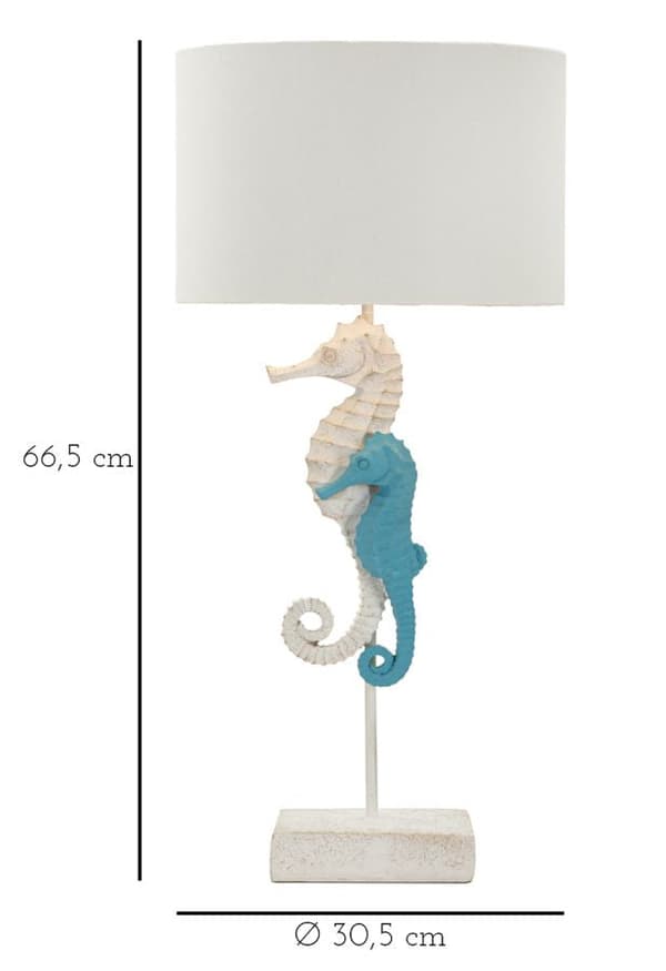 FURNLUX BORDSLAMPA HAVSVIT 31CM