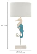 Miniatyrbild 6 av 6: FURNLUX BORDSLAMPA HAVSVIT 31CM