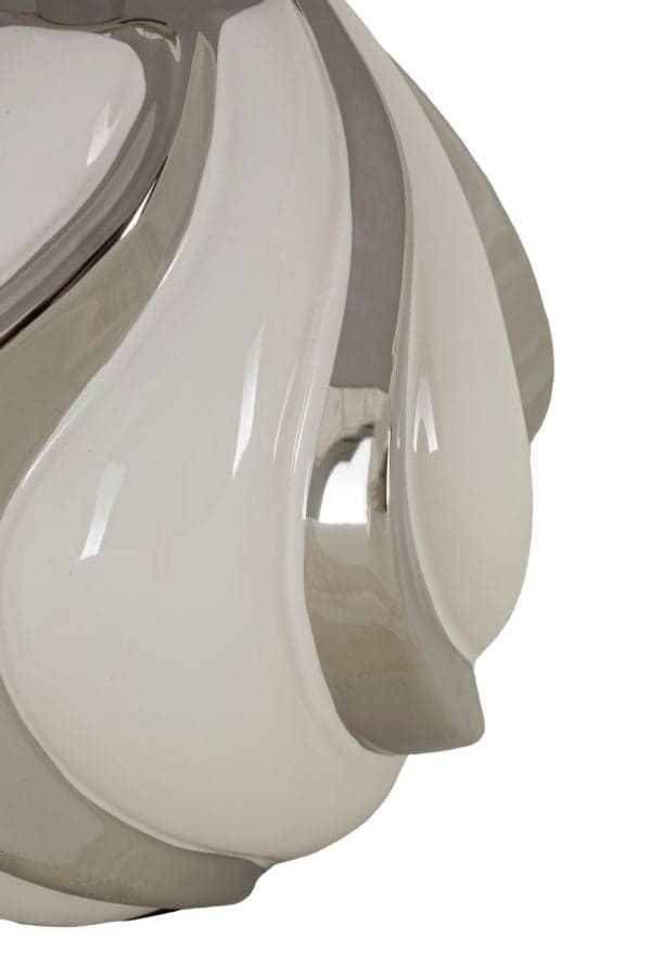 FURNLUX BORDSLAMPA SKINANDE VIT 30CM