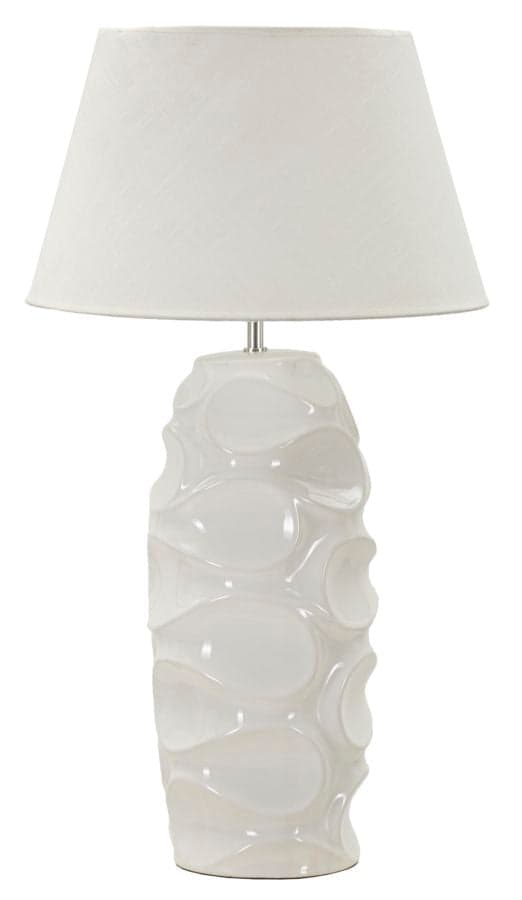 FURNLUX BORDSLAMPA WARSAW VIT 45CM