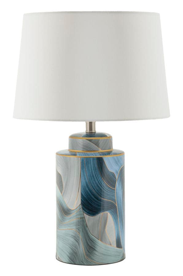 FURNLUX BORDSLAMPA ELEGANT VIT 40CM