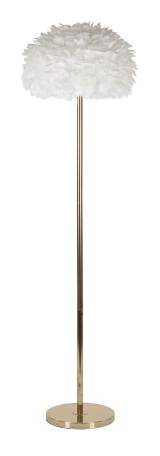 FURNLUX GOLVLAMPA FJÄDER VIT 43CM