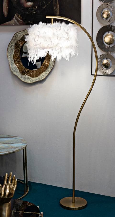 FURNLUX GULVLAMPE SEMIHVID 60CM