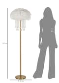 Miniatyrbild 6 av 6: FURNLUX GOLVLAMPA DIAMON VIT 40CM