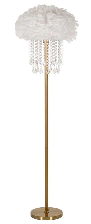 FURNLUX GOLVLAMPA DIAMON VIT 40CM