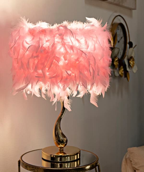 FURNLUX BORDSLAMPA VAGN ROSA 25CM