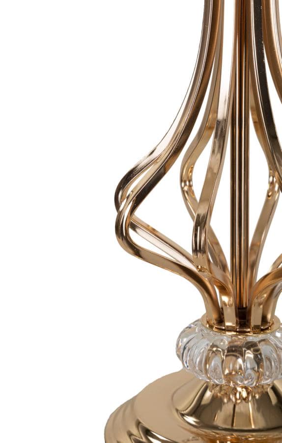 FURNLUX BORDSLAMPA TARTY GOLD 25CM