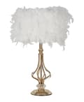 Miniatyrbild 1 av 6: FURNLUX BORDSLAMPA TARTY GOLD 25CM