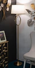 Miniatyrbild 5 av 6: FURNLUX GOLVLAMPA VERSAILLES VIT 38CM