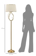 Miniatyrbild 6 av 6: FURNLUX GOLVLAMPA VERSAILLES VIT 38CM