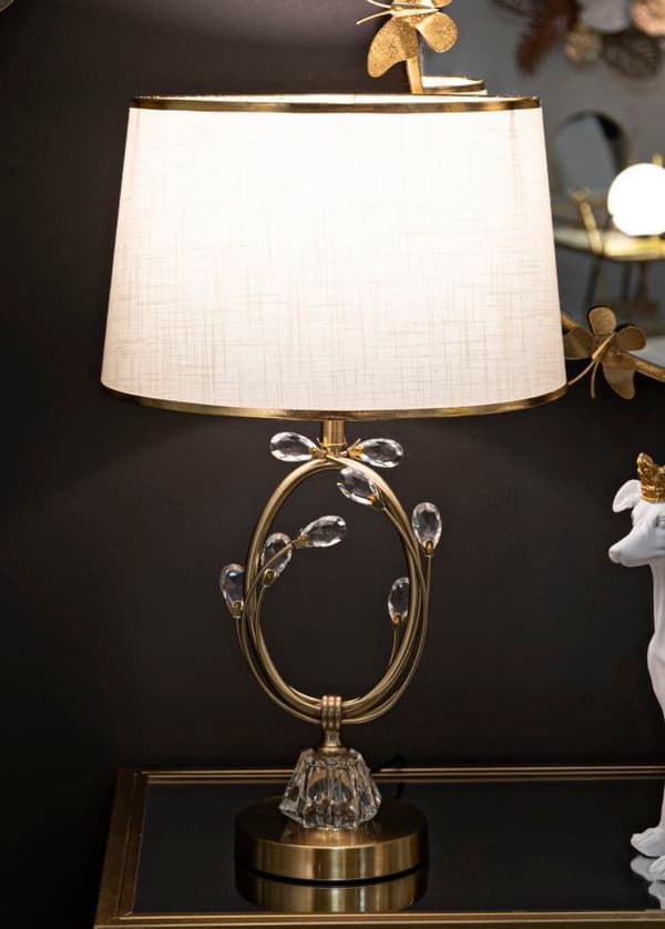 FURNLUX BORDSLAMPA VERSAILLES VIT 36CM
