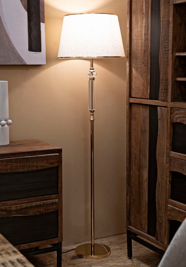 FURNLUX GOLVLAMPA PRAGUE GOLD 45CM