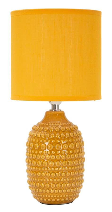 FURNLUX BORDSLAMPA PUNKTER GUL 15CM