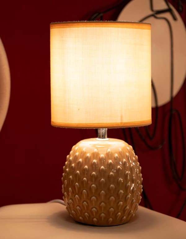FURNLUX BORDSLAMPA PONTUS ROSA 14CM