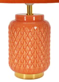 Miniatyrbild 2 av 6: FURNLUX BORDSLAMPA FYRKANTIG ORANGE 28CM