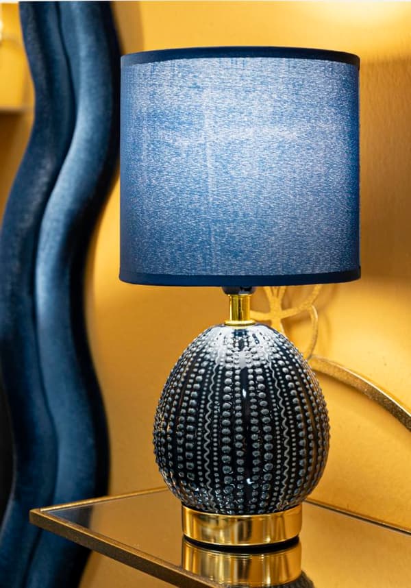FURNLUX BORDSLAMPA FLAVI BLÅ 15CM