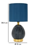 Miniatyrbild 6 av 6: FURNLUX BORDSLAMPA FLAVI BLÅ 15CM