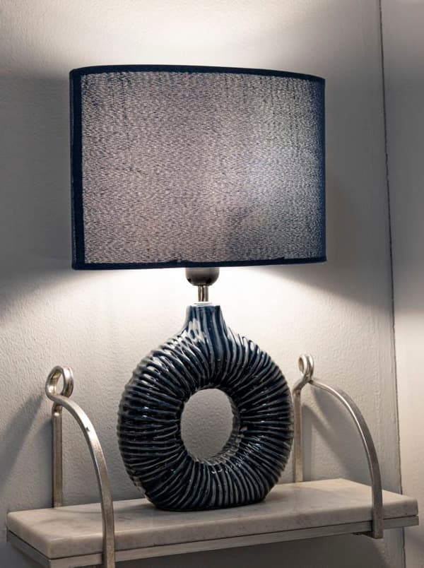 FURNLUX BORDSLAMPA SETA BLÅ 29CM
