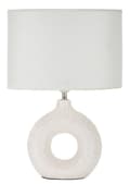Miniatyrbild 1 av 7: FURNLUX BORDSLAMPA SETA VIT 29CM
