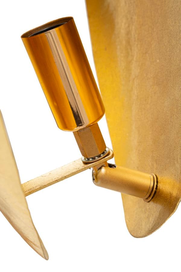 FURNLUX VÆGLAMPE HJERTE GULD 26CM