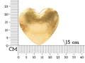 Miniatyrbillede 7 af 7: FURNLUX VÆGLAMPE HJERTE GULD 26CM