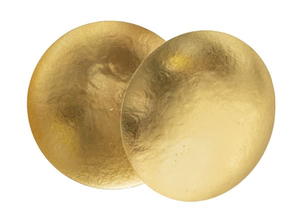 FURNLUX VÄGGLAMPA RUND GULD 26CM