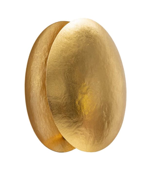 FURNLUX VÄGGLAMPA RUND GULD 26CM