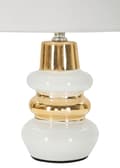 Miniatyrbild 2 av 6: FURNLUX BORDSLAMPA LIARA VIT 23CM