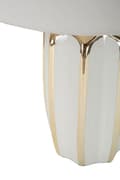 Miniatyrbild 4 av 6: FURNLUX BORDSLAMPA CASSY VIT 25CM
