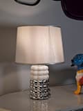 Miniatyrbild 5 av 6: FURNLUX BORDSLAMPA SPETS VIT 23CM