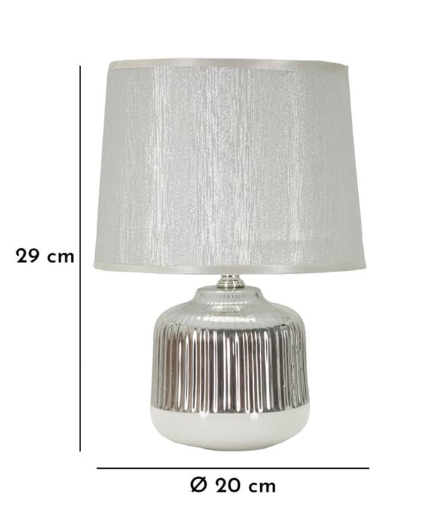 FURNLUX BORDSLAMPA LUCI VIT 20CM