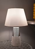 Miniatyrbild 5 av 6: FURNLUX BORDSLAMPA CANDELA VIT 25CM