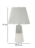 Miniatyrbild 6 av 6: FURNLUX BORDSLAMPA CANDELA VIT 25CM