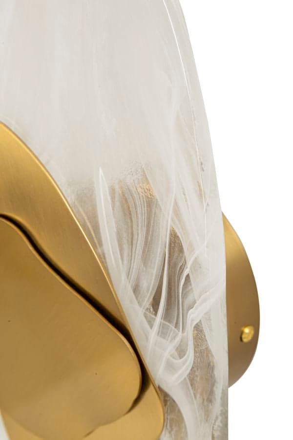 FURNLUX VÄGGLAMPA OCEAN GULD 21CM