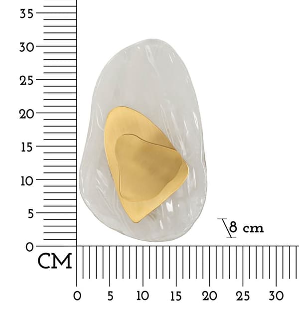 FURNLUX VÄGGLAMPA OCEAN GULD 21CM