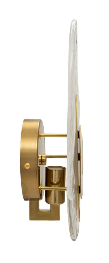 FURNLUX VÄGGLAMPA OCEAN GULD 21CM