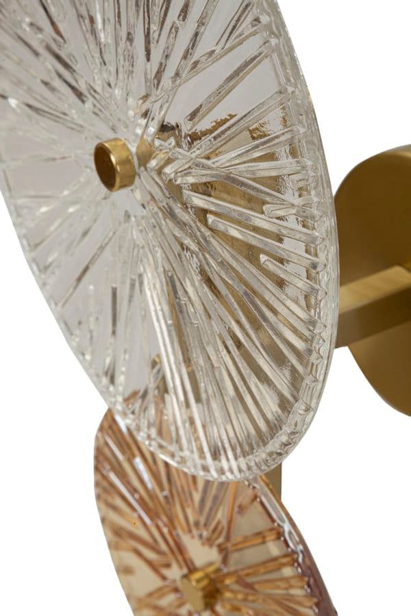FURNLUX VÄGGLAMPA SUNRISE GOLD 20CM