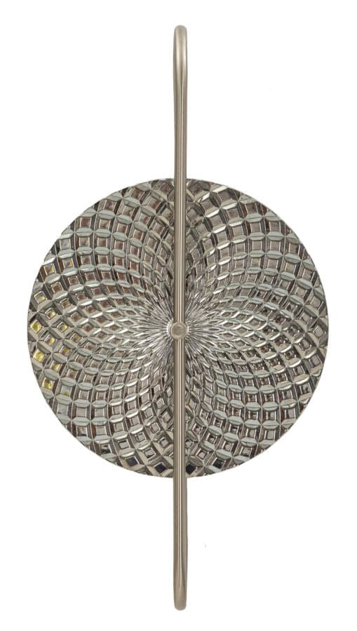 FURNLUX VÄGGLAMPA SILVIGT SILVER 28CM