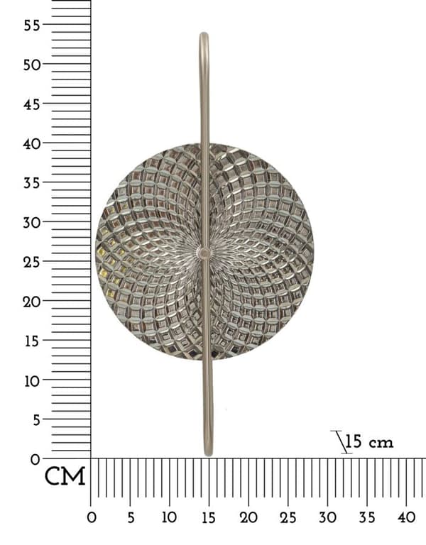 FURNLUX VÄGGLAMPA SILVIGT SILVER 28CM