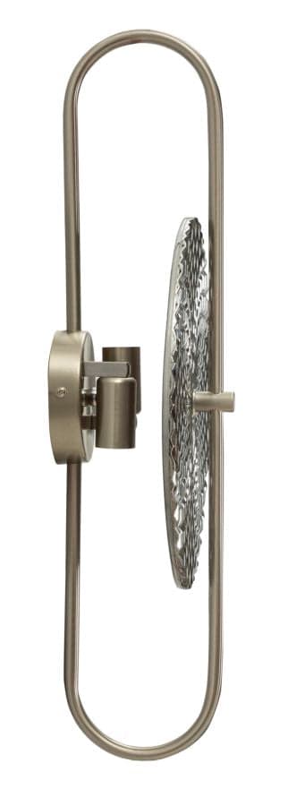FURNLUX VÄGGLAMPA SILVIGT SILVER 28CM