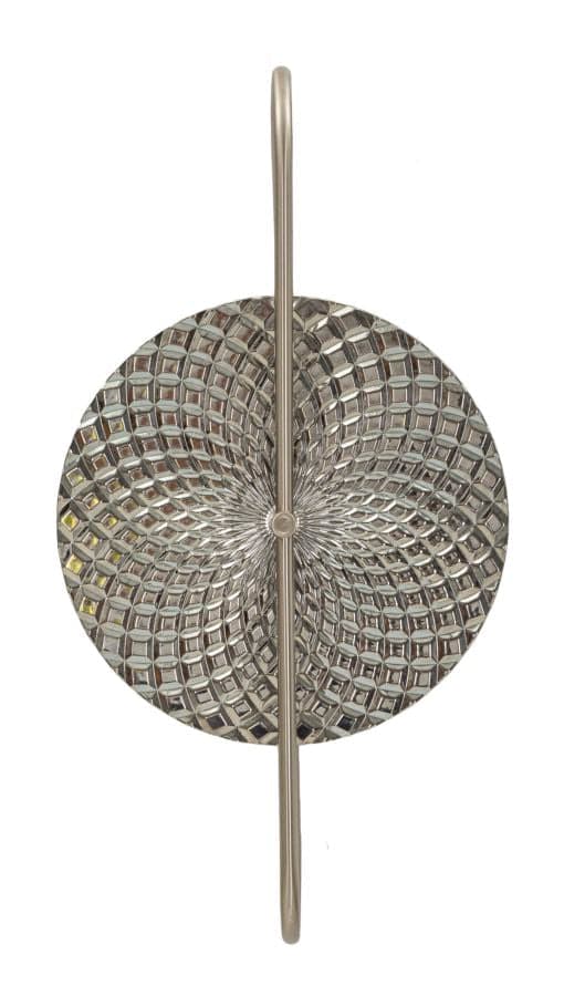 FURNLUX VÄGGLAMPA SILVIGT SILVER 28CM