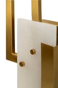 Miniatyrbild 3 av 6: FURNLUX VÄGGLAMPA KUB GULD 15CM